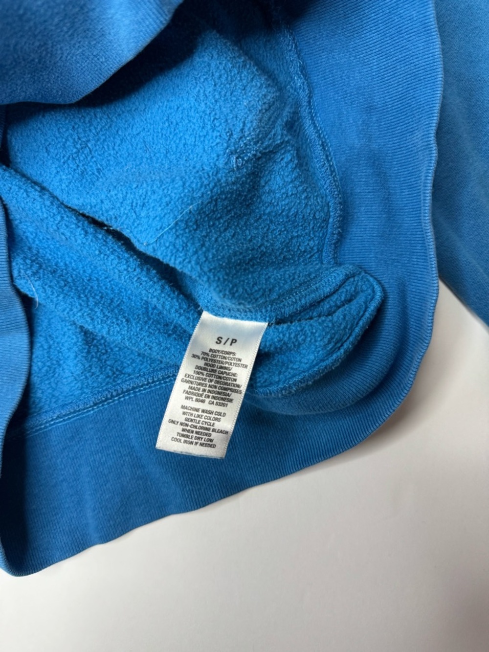 Aeropostale Y2K Blue Full Zip Embroidered Graphic Hoodie 2010 Size Women’s S - Picture 3 of 8